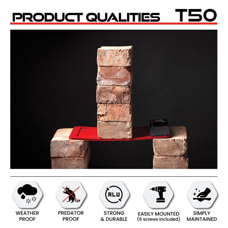 Run Chicken Door Model T50 (Red)