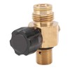 G1/2 14 CO2 Cylinder Refill Adapter Bottle Connector with Black