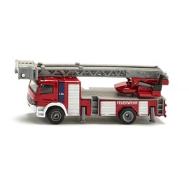 siku 1841, Fire Engine with Rotating Ladder, 1:87, Metal/Plastic, Red, Movable ladder