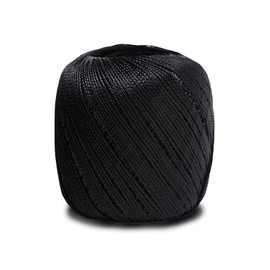 CIRCULO Encanto Slim Yarn 100% Viscose - Luxury & Shine - Sport Weight Yarn - 262 yds, 3.52 oz - Color 8990 - Black