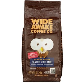 Wide Awake Coffee Seattle Style Dark Coffee, 11 OZ
