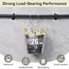 ANDGOO 6 Pack No Drill Curtain Rod Brackets, Renter Friendly