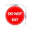 DO NOT EAT Warning Labels Stickers,1.5 Inch Caution Sign Decals,Child