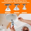 Jaenmsa Halogen PAR38 Flood Light Bulbs 72W 120V, Dimmable Par38