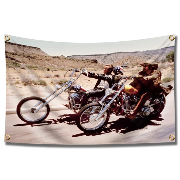LCFhome Easy Rider Poster Tapestry Flag Wall Banner Film Fonda