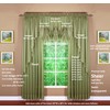 Today's Curtain Emelia Original Voile Panel 84", Dusty Leaf, 60"
