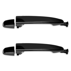 FAERSI 2Pcs Sliding Door Handles Exterior, Compatible with 2004-2010 Toyota Sienna, Rear Left Driver & Right Passenger Side| Replace# 6921308020, 6922708040, 82496,Black