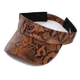 Sport Sun Visor Adjustable Summer Cap Visor Caps for Women Men UV Protection Golf Running Sun Hats Tennis Sunhat Hip Hop Hat Brown