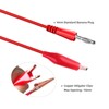 Cleqee 30pcs Back Probe Kit Banana Plug to Copper Alligator