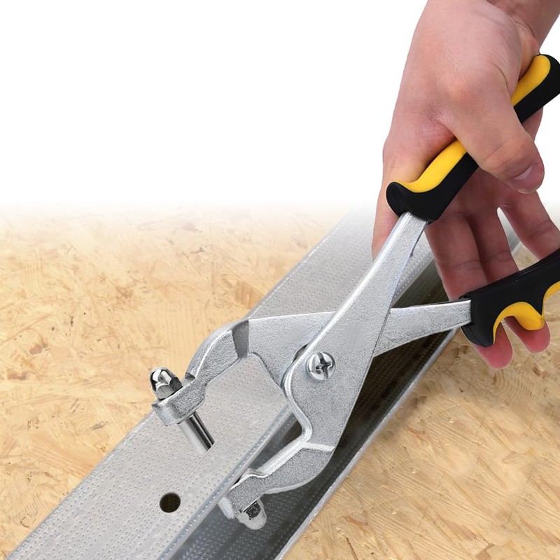 Joyzan Metal Hole Punch Pliers, Ceiling Grid Rivets Multifunctional Puncher