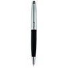 Filofax Mini Classic Pen Ribbed - Black/ Chrome