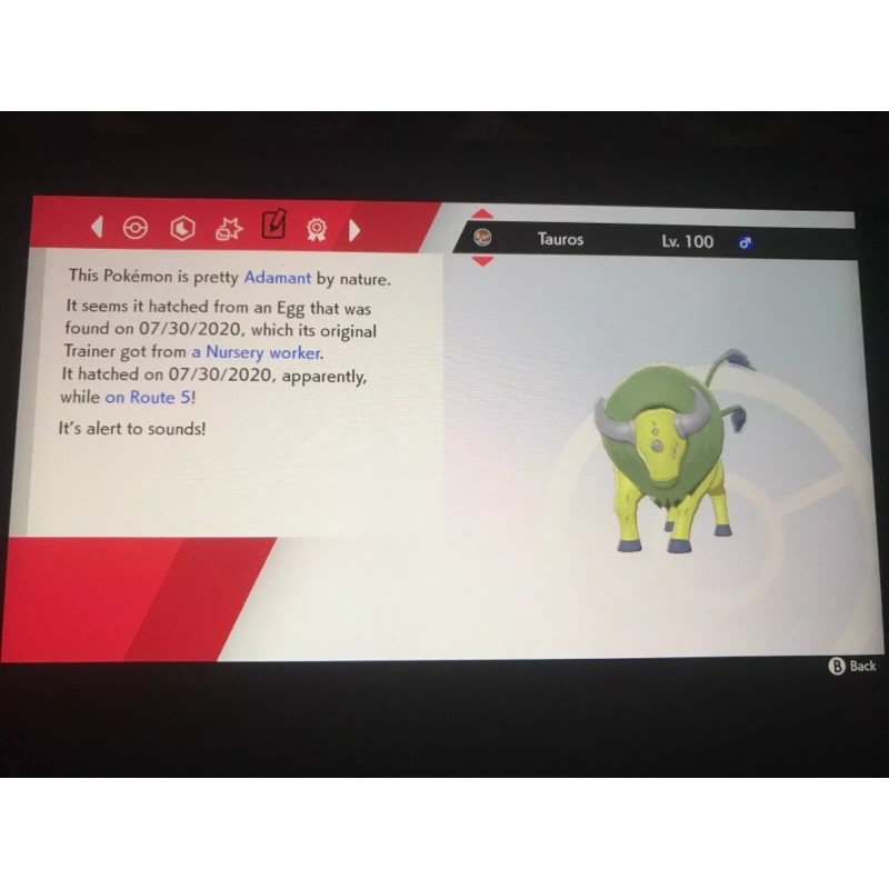 Pokémon Sword and Shield Shiny Kangaskhan and Tauros Bundle 6IV