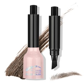 WALULAN Eyebrow Primer with Oversized Brush – Long-Lasting, Smudge-Proof Color for Wild Brows，Long Lasting Color Development Without Shedding Makeup,Vegan Eyebrow Pencil Brush