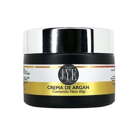 JYE Crema de Argan Natural 60gr. Libre de químicos, para rostro cuerpo manos, hidratante antiedad, antiarrugas, textura ligera, absorción inmediata, e