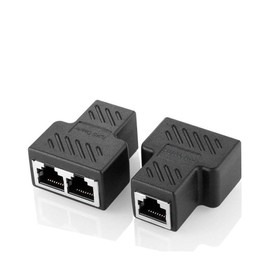 HUACAM HCM68 LANケーブル延長コネクタ ２分岐 ２個セット 商品编码类型: upc