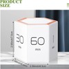 Hexagon Digital Clock Timer, Pomodoro Timer, Productivity Cube, Cubes Timer