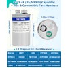 IWIWE 35+5 uF (35/5 MFD) ± 5% 370/440VAC CBB65/CBB65B Condensador