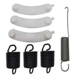 Washing Machine Replacement Kit with 1x Counterweight Counterbalance W10250667, 3x Tub Wear Pad 285744, 3x Suspension Spring WP63907 Fit for Whirlpool for Maytag for Kenmore Washer