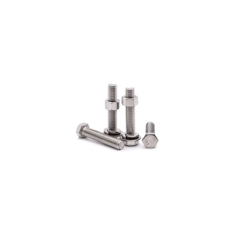 8 Sets Glvaner 5/16-18 x 4" Stainless Steel Hex Head