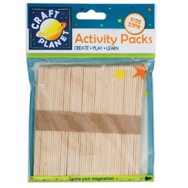 Craft Planet CPT 6681108 Lollipop Sticks, Natural, 50