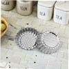 Gatuida 30pcs Stainless Steel Egg Tart Molds with Decorative Fluted