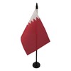 Qatar Table Flag 4'' x 6'' - Qatari Desk Flag