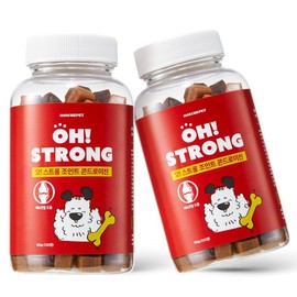 [180g Animal Hospital Store] Mongche Pet Dog Joint and Patella Treat Nutrient, 2 Pieces, Bone and Joint Strengthening, 120 Tablets / [180g동물병원 입점] 몽셰펫 강아지 관절 슬개골 트릿 영양제, 2개, 뼈관절강화, 120정