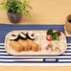 Fuji Boeki Wooden Square Tray with Dividers Bonheur x 2