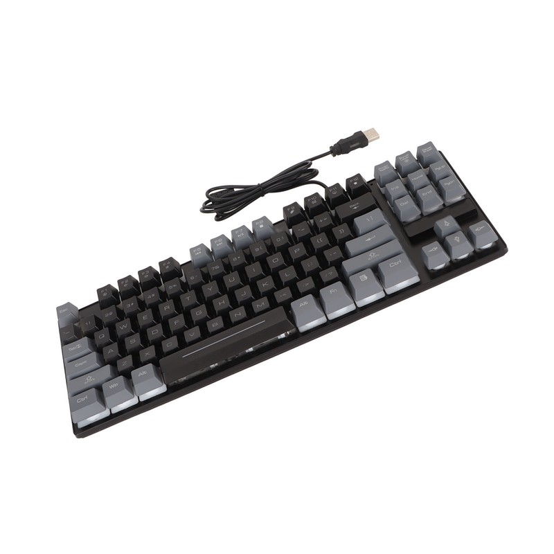 Mechanical Gaming Keyboard Multifunction 87 Keys Colorful Backlight USB Wired