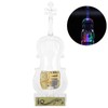 Cello Shaped Music Box with LED Lights Transparent Musical Box