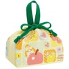 Skater KB7-A Children's Bento Drawstring Bag with Gusset, Animal Forest