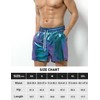 Arjen Kroos Men's Metallic Shiny Shorts Sexy Sparkly Rave Hot