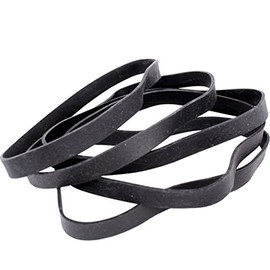 25 bandas de goma resistentes | Bandas de goma negras grandes y gruesas XL-grandes resistentes a los rayos UV para pesca, RC, lazos elásticos para el 