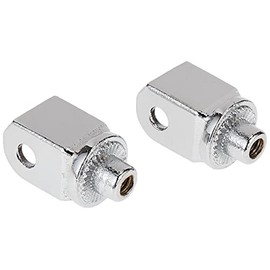 Kuryakyn 8815 - Adaptadores de Clavija de Montaje Macho Estriado para estribos Delanteros y Tablas de Piso: 1996-2018 Honda Motocicletas, Cromo, 1 par, Mediano