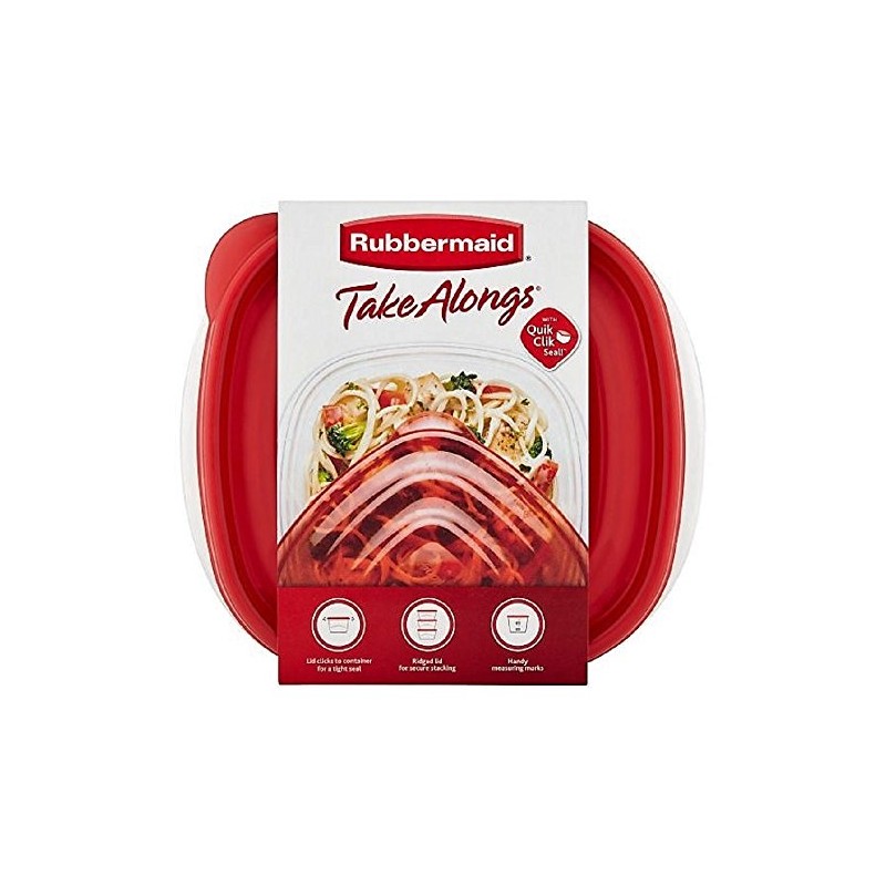 4-Piece Square Food Storage Container