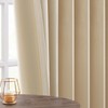 Topfinel 120 Inches Long Extra Long Cream Velvet Curtains for