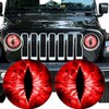 Beast Eyes Headlight Decals, Eye Decals for Jeep Headlights, Round