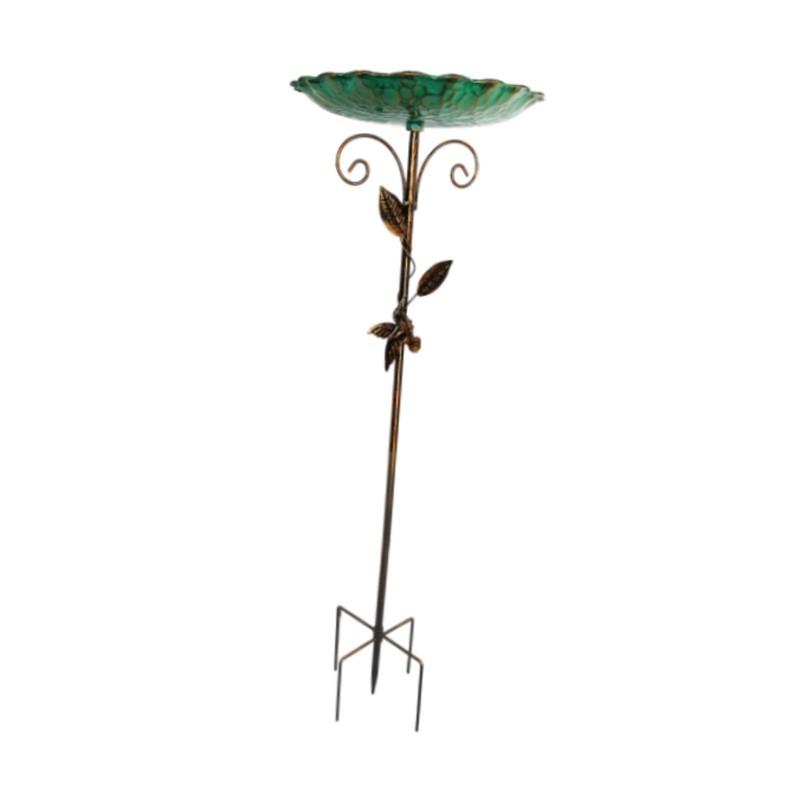 Generic Bird Bath for Outdoor Metal Bird Bath Bowl Ornament