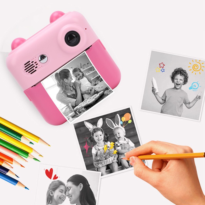 Instant Camera 50MP 1080P 16x Digital Zoom with 2.4 Inch