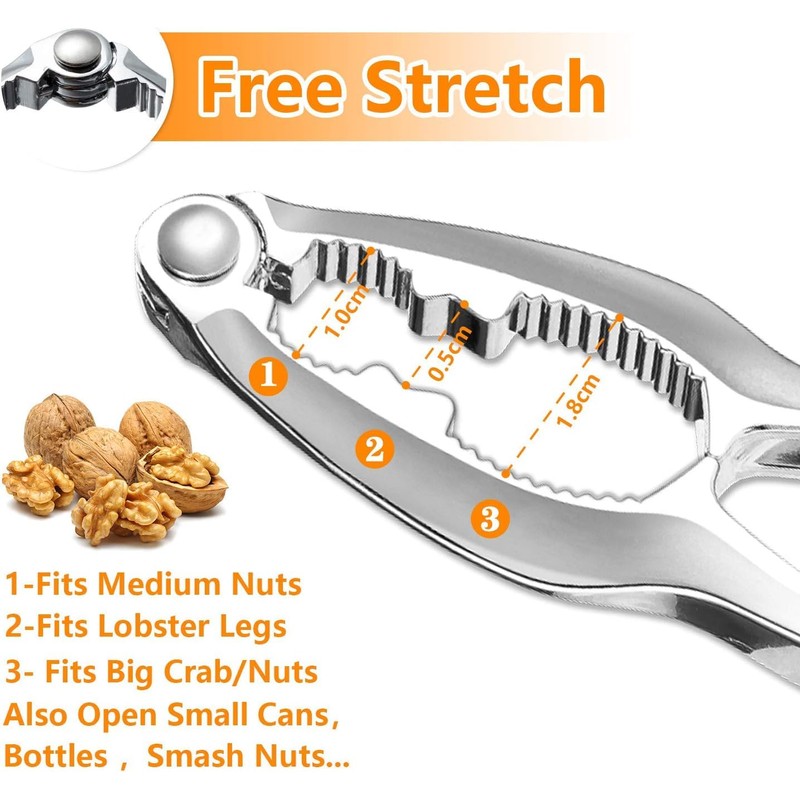 Crab Leg Crackers Tools, Crab Claw Cracker, Stainless Steel Seafood