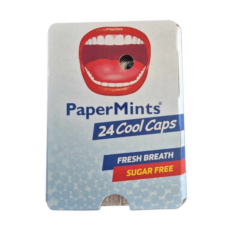 Mint Flavour Papermints CoolCaps Blister Pack (1 x Pack (24