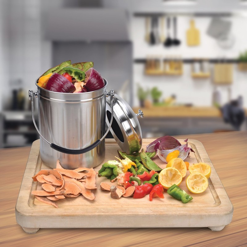 12 Pieces Activated Carbon Compost Bin Filters - Extra Thick