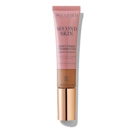 Second Skin Dewy Liquid Mineral Foundation from Sculpted by Aimee (Rich Golden 6.25) - 32ml Cruelty-Free, Vegan Liquid Face Foundation for Medium Coverage with SPF 50