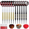 RED Dragon 12 Piece Brass Softip Darts Set - Includes