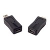 chenyang 2 Pack Mini USB Male/Female to Micro USB Male/Female