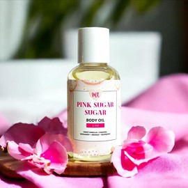 Pink Sugar Sugar Body Oil, Moisturizer,  hydrating, scented, cruelty free, vegan friendly, woman’s Body Care Moisturizing Comfort almond shak roll-on phlur - Volume: 2 Oz
