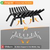 Jusgym Fireplace Grate 24 Inch with 8 Support Legs and