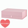 PLINJOY Pink Gift Box for Presents 10.8x7.5x3.5 Inches Magnetic Gift