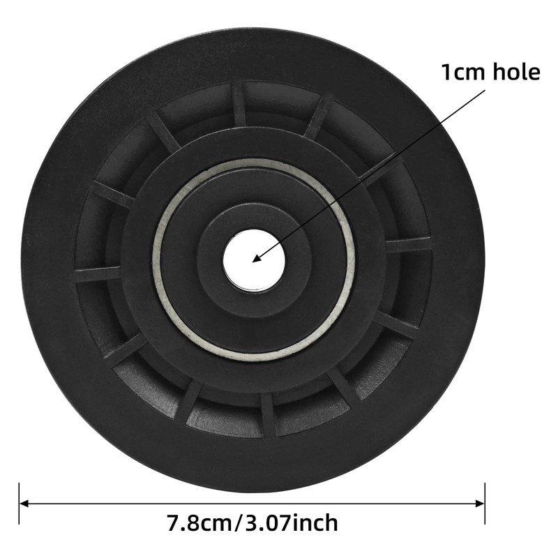Topfinder 78mm Gym Pulley Wheel, Multi Gym Pulley Wheels Heavy