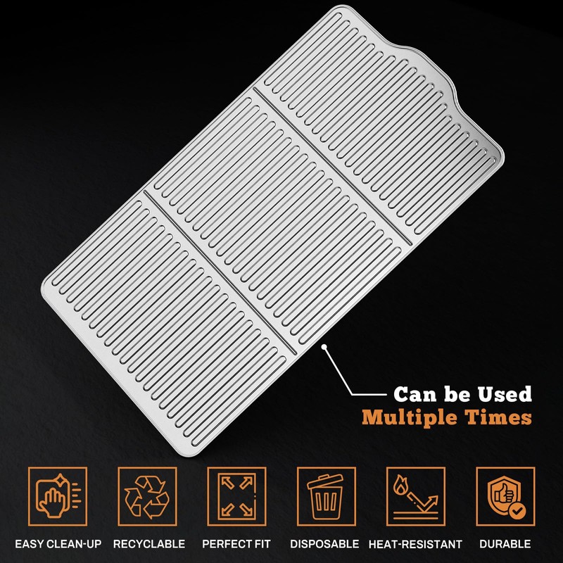 NUPICK BAC520 Grill Drip Tray Liners for Traeger Pro 780